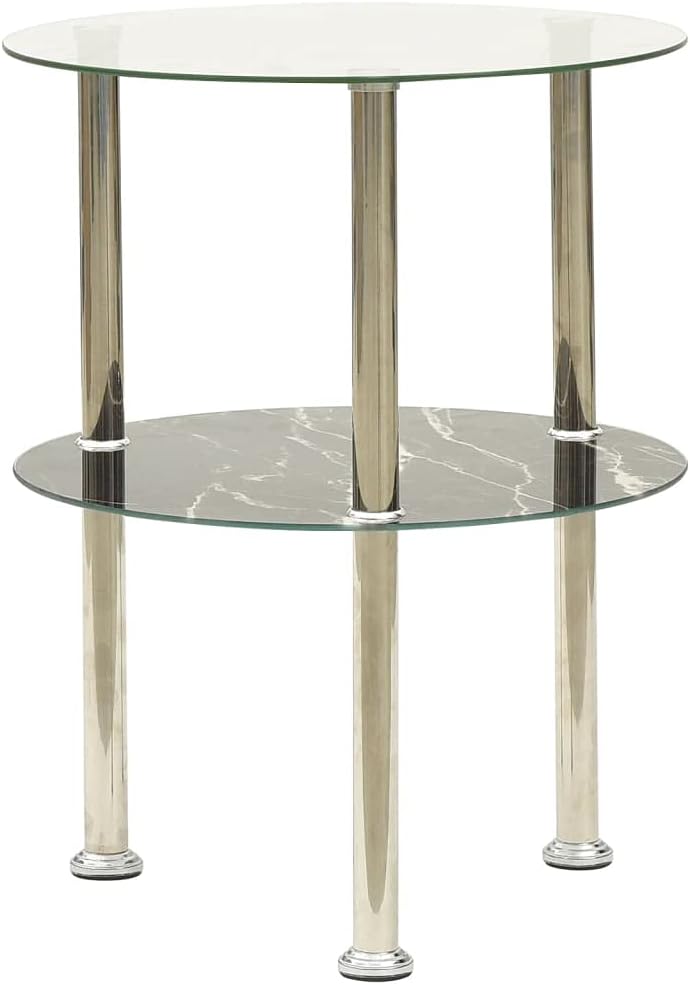 Modern 2-Tier Console Table