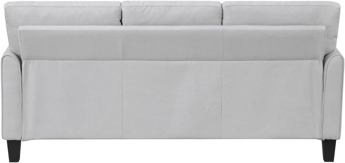 Modern Plush 3-Seater Sofa