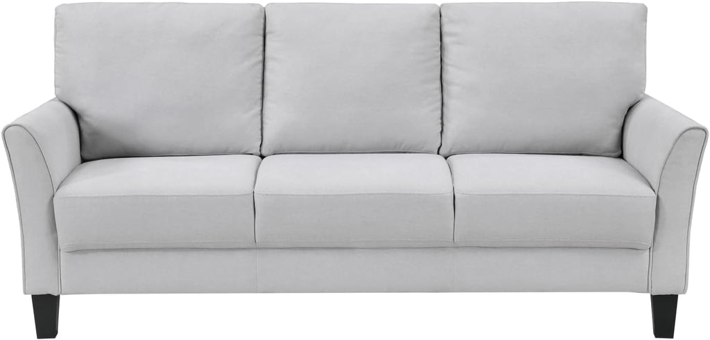 Modern Plush 3-Seater Sofa