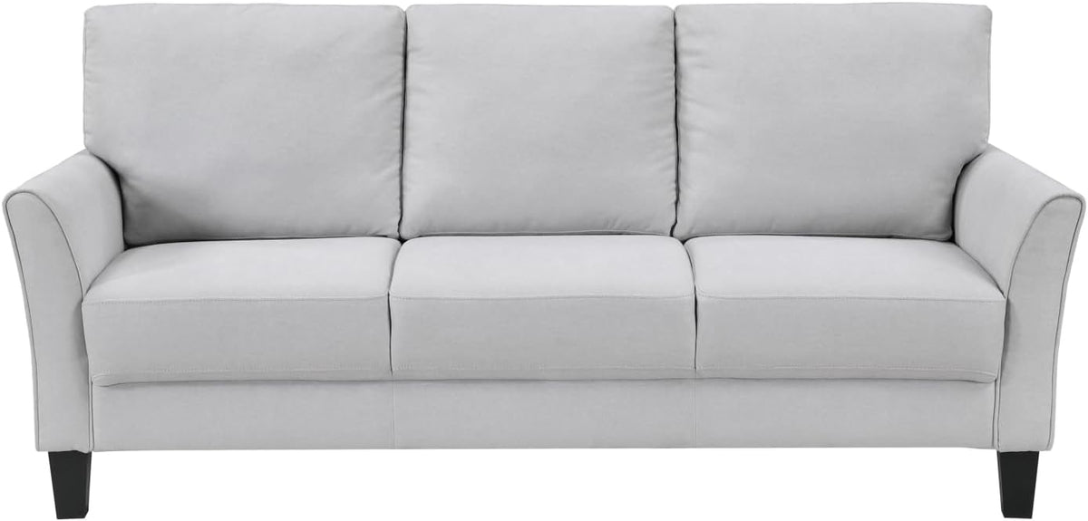 Modern Plush 3-Seater Sofa