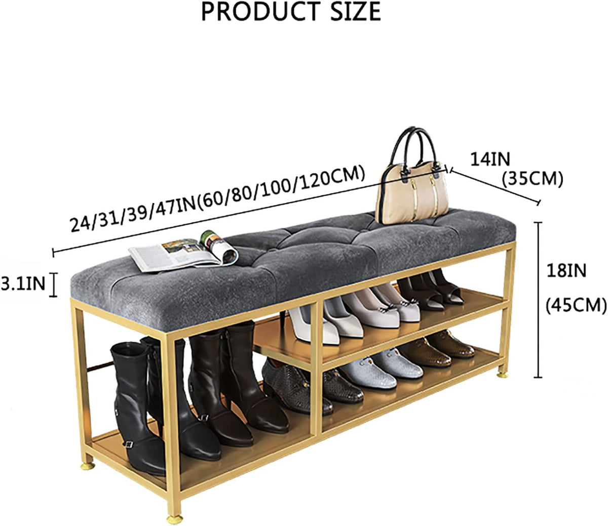 Luxurious Upholstered Bench