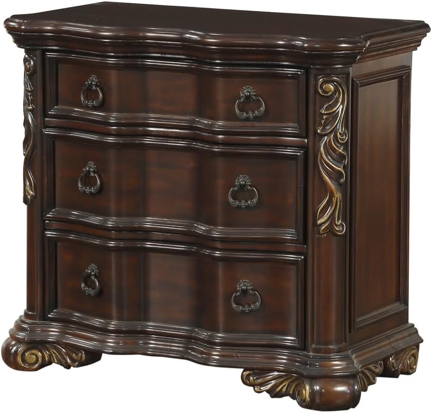Traditional 2-Drawer Nightstand