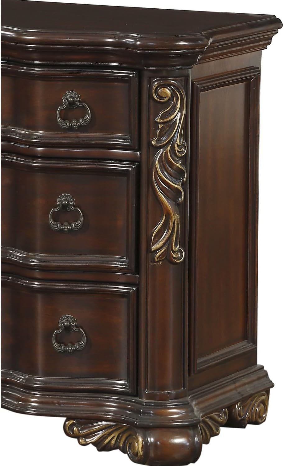 Traditional 2-Drawer Nightstand