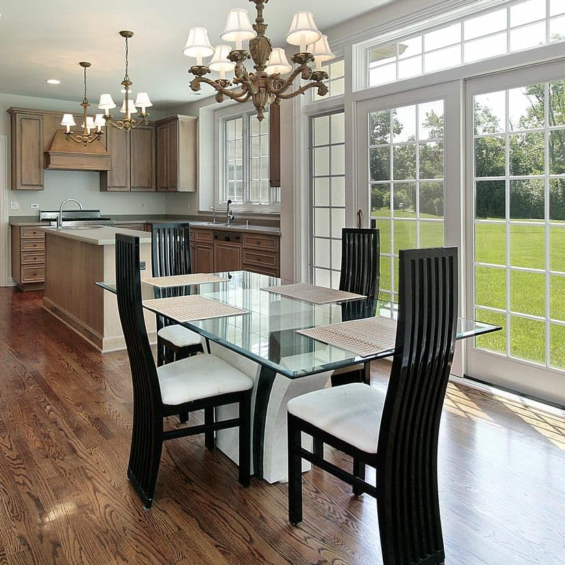 Custom Clear Glass Table Top