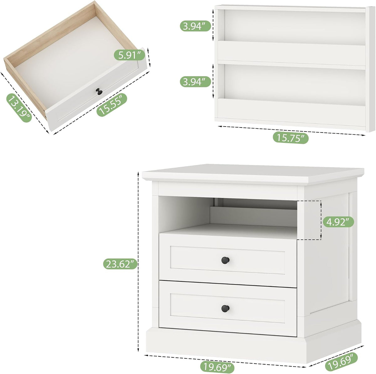 Modern Storage Nightstand
