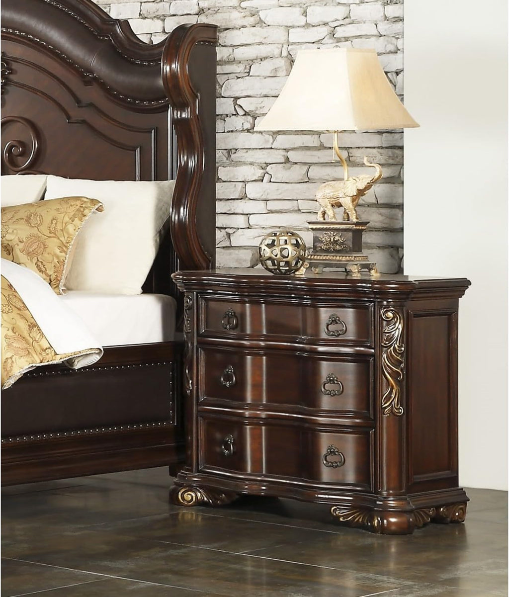 Traditional 2-Drawer Nightstand