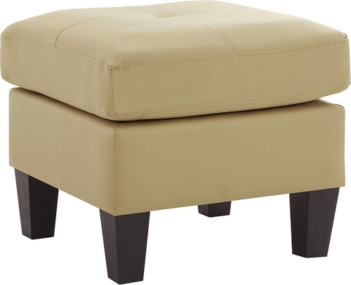 Storage Leather Ottoman