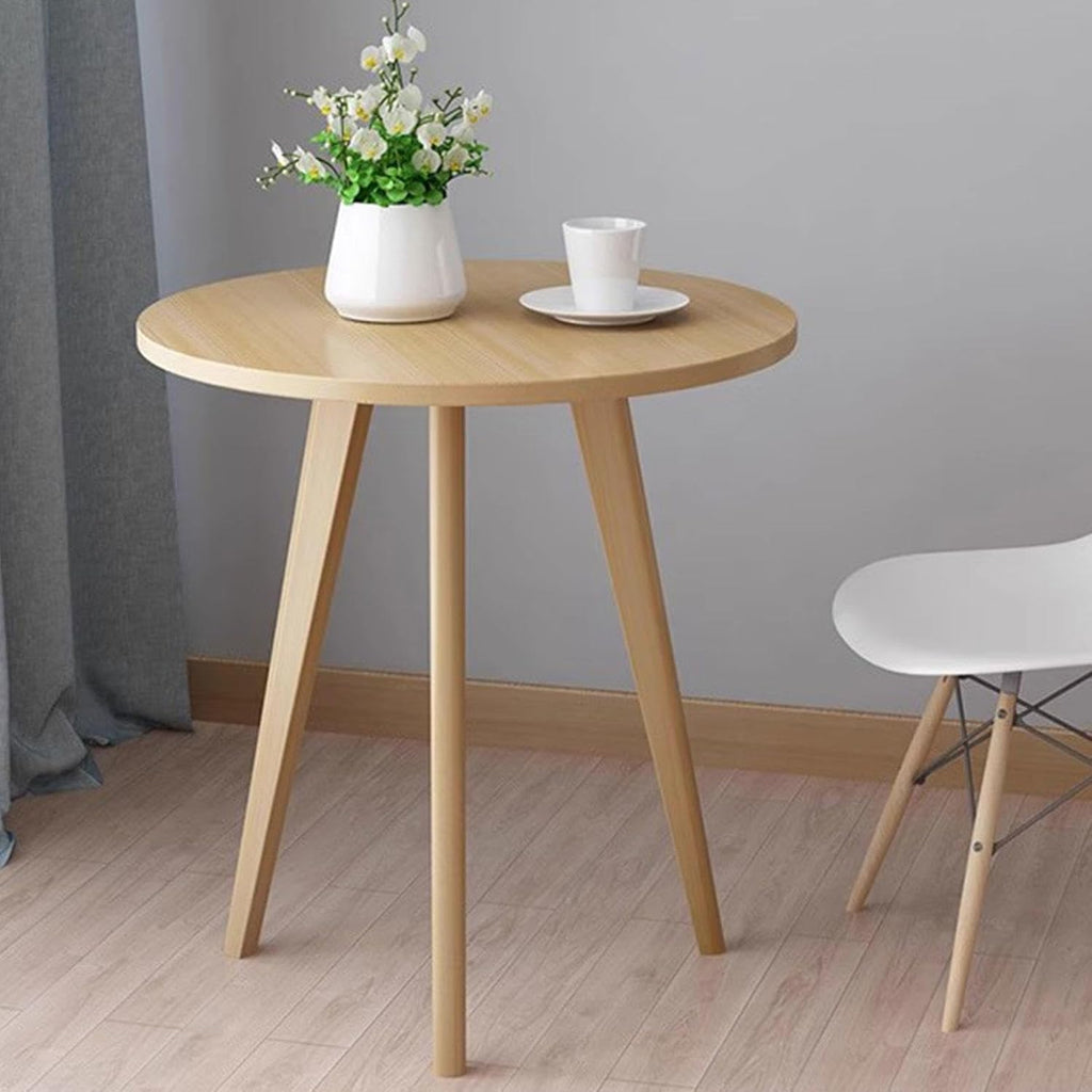 Natural Wood Bedside Table
