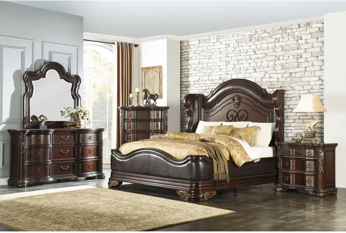 Traditional 2-Drawer Nightstand