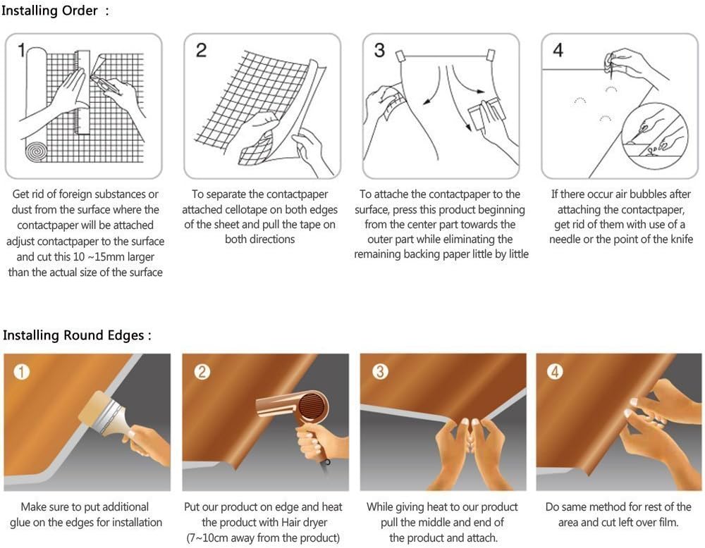 Decorative Self-Adhesive Contact Paper