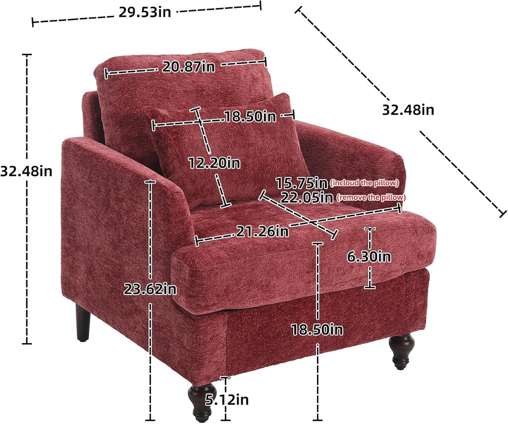 Modern Upholstered Accent Chair